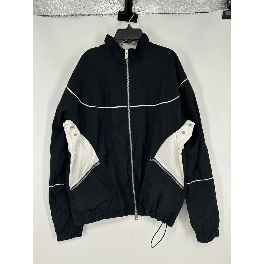 Air Jordan Essentials Windbreaker Track Warm Up Jacket Mesh Lined DV7624-010 Med